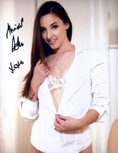 Amirah Adara signed 8x10 poster
